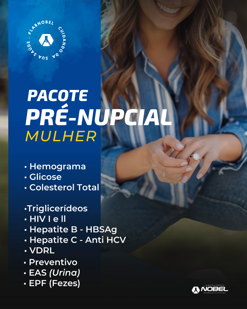 Pacote Pré Nupcial Mulher